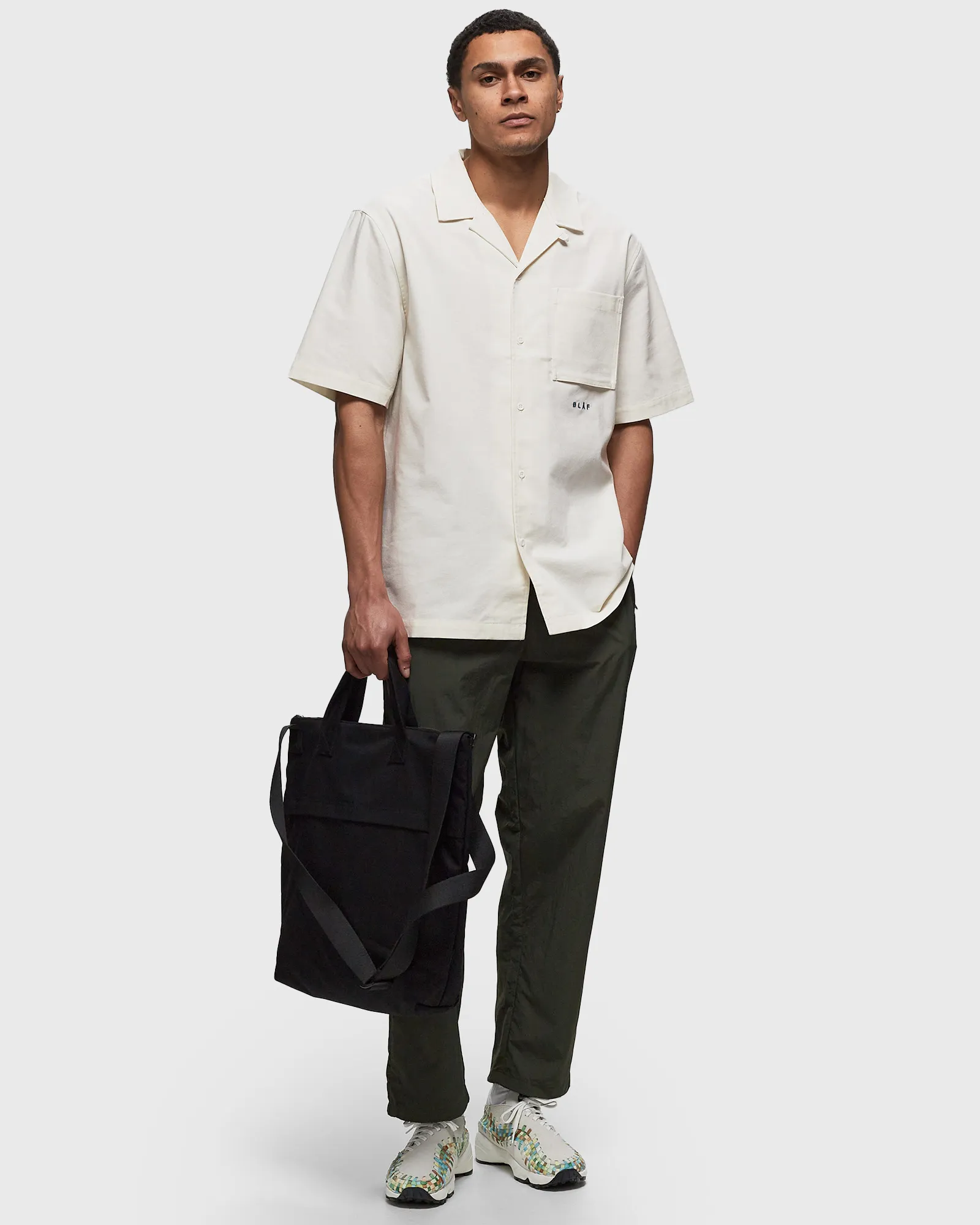 ØLÅF COTTON LINEN SS SHIRT