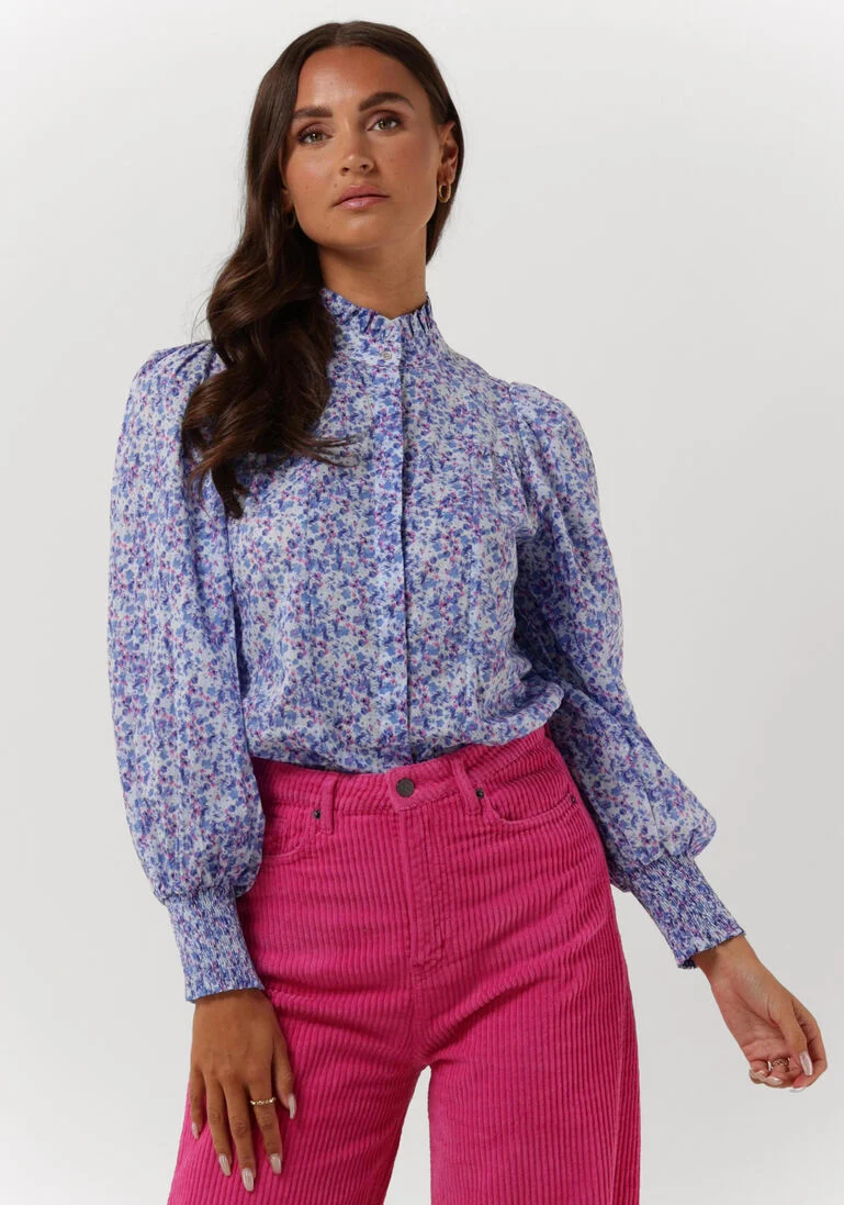 CO\\'COUTURE blauwe co'couture blouse donda petra shirt