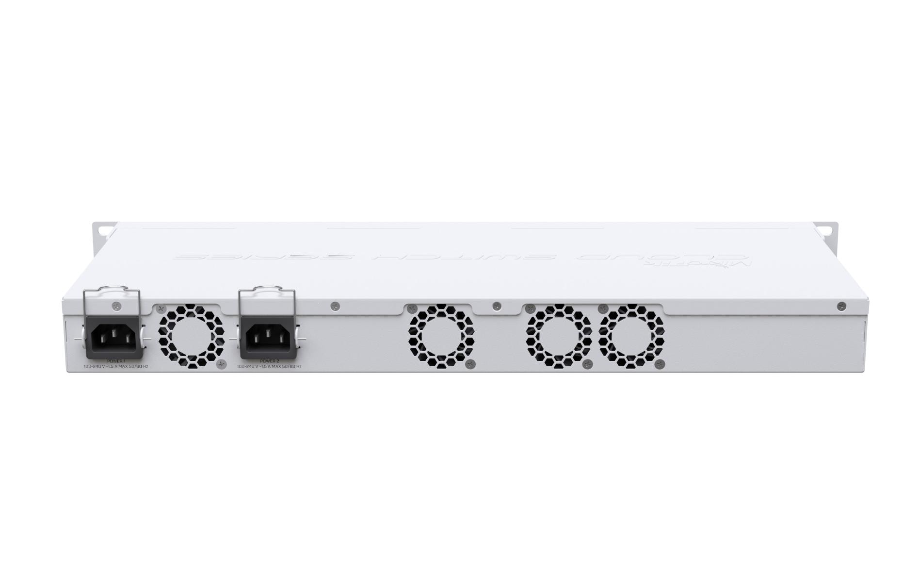 Switch CRS312-4C+8XG-RM 12 Port<br>Redundanter 10Gbps Layer-3 Router oder Switch
