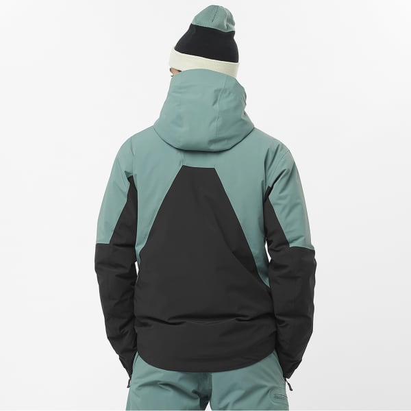 Veste de ski SALOMON BRILLIANT JACKET DEEP BLACK/NORTH ATLA