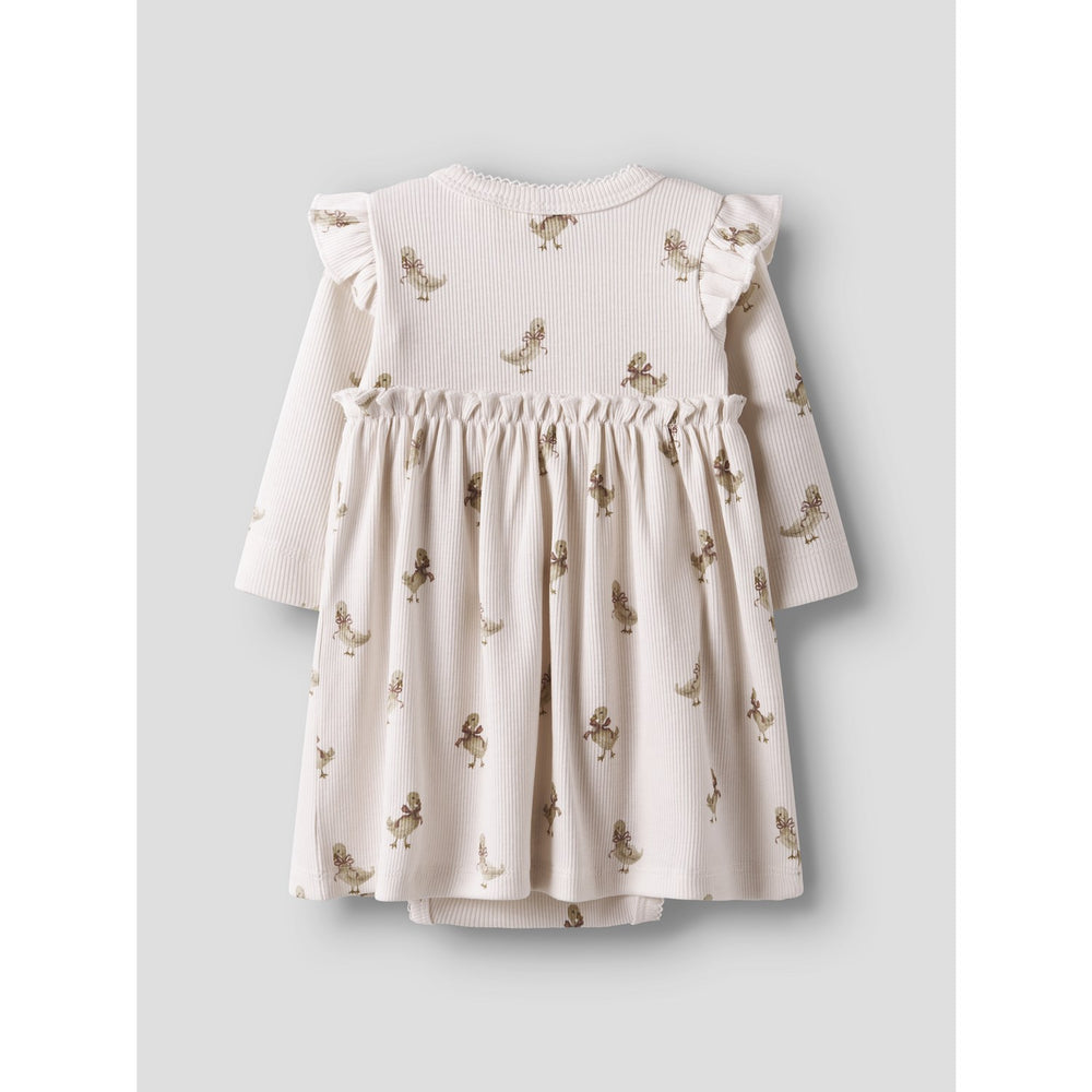 Køb Lil'Atelier Almost Mauve Goose Nbflavo Ekn Ls Body Kjole Lil