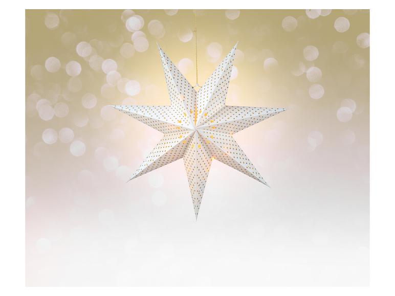 Kerstster met verlichting