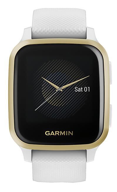 GARMIN - MONTRE GPS VENU SQ WHITE / LIGHT GOLD