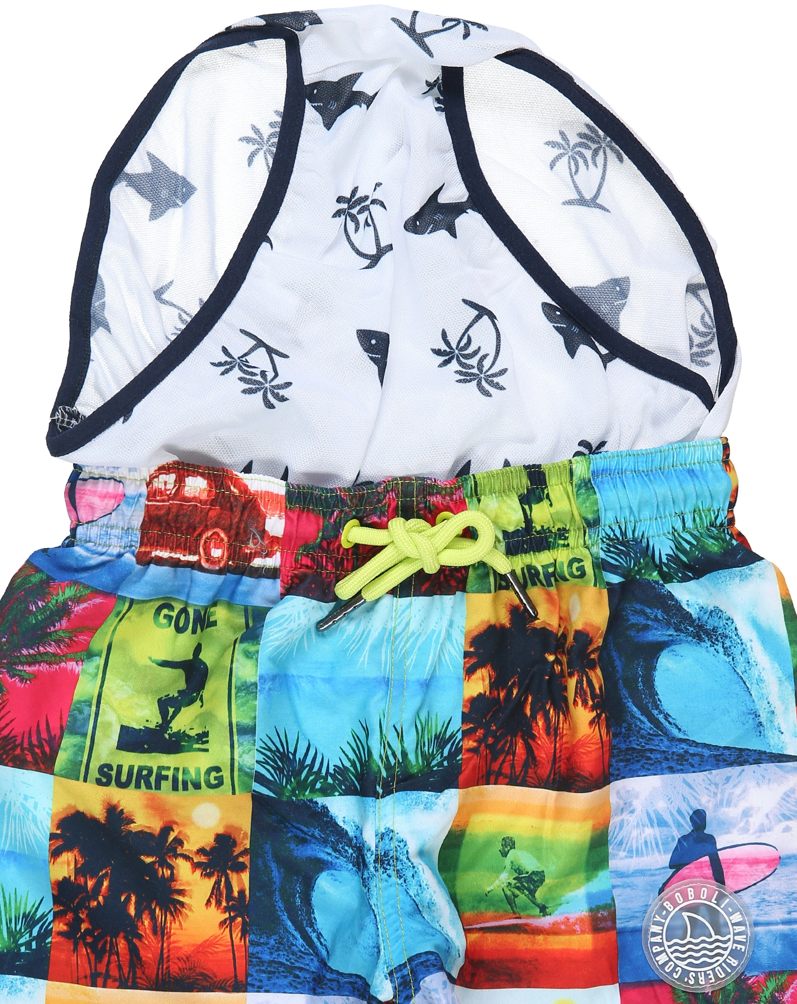 Bade-Shorts GONE SURFING in bunt