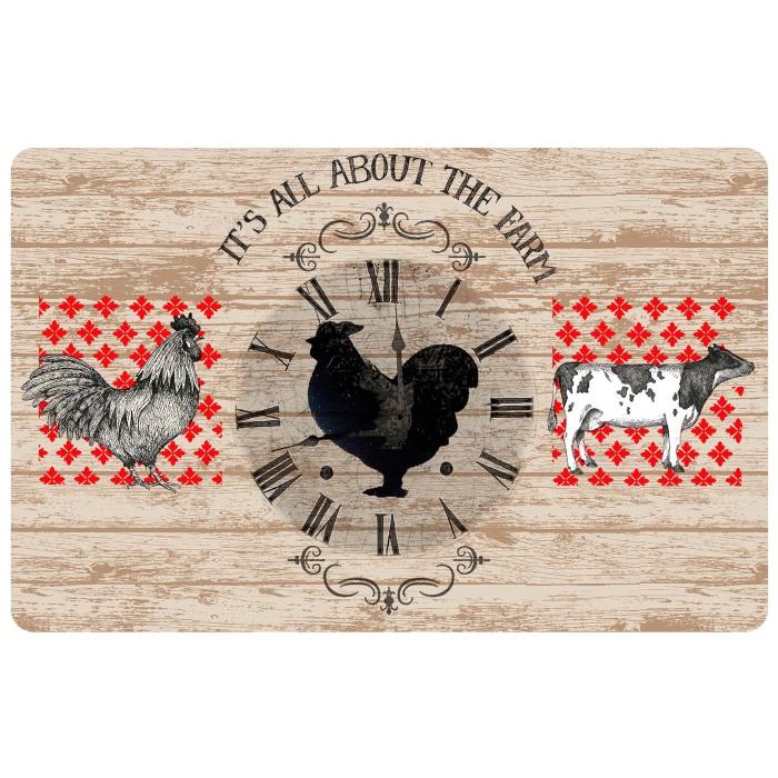 SET DE TABLE 28.5X44 CM POLYPROPYLENE OPAQUE LA FERME