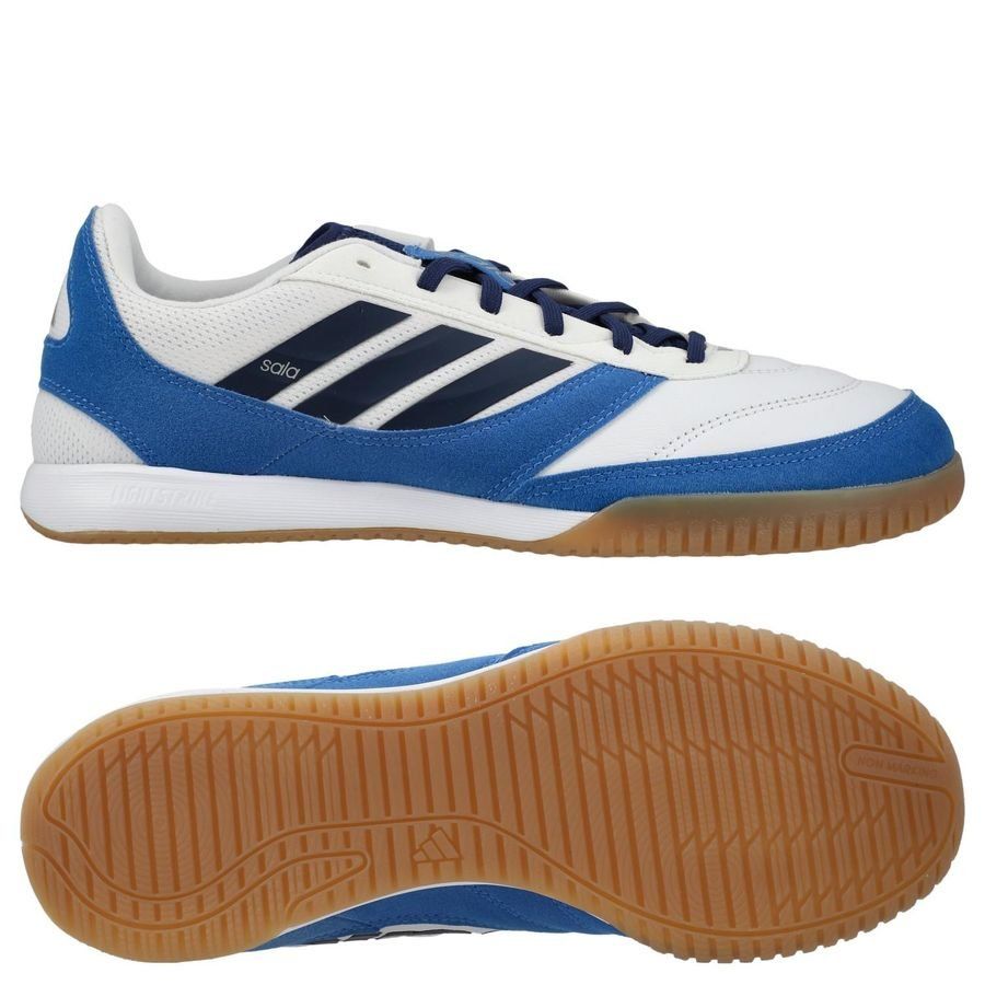 adidas Top Sala Competition IC - Blanc/Bleu Marine/Argenté