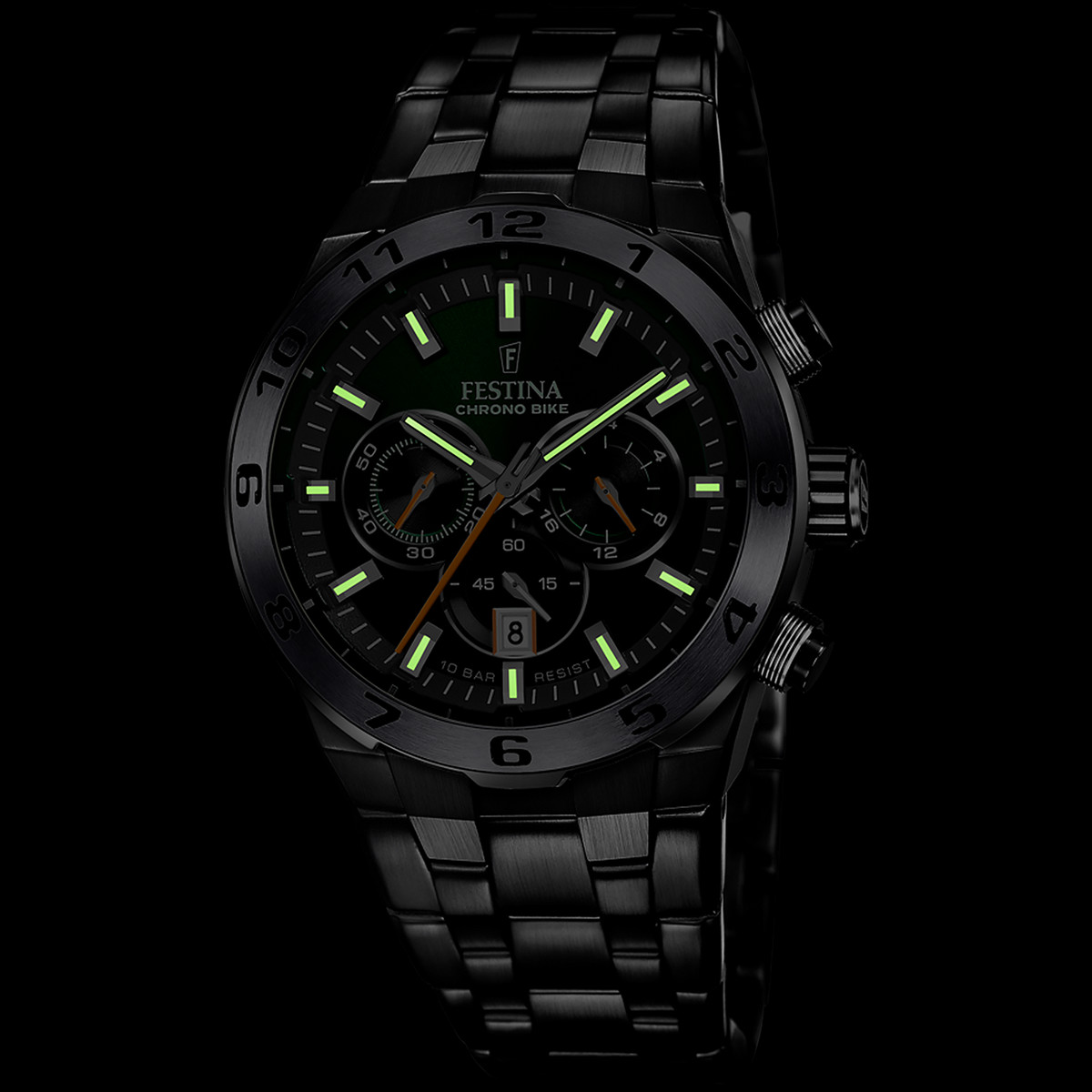 Montre FESTINA special editions homme chronographe, bracelet acier