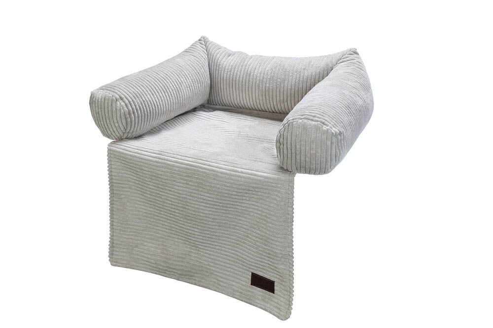 Designed by Lotte Ribbed - Bankkussen - lichtgrijs - 30x50x50 cm - S