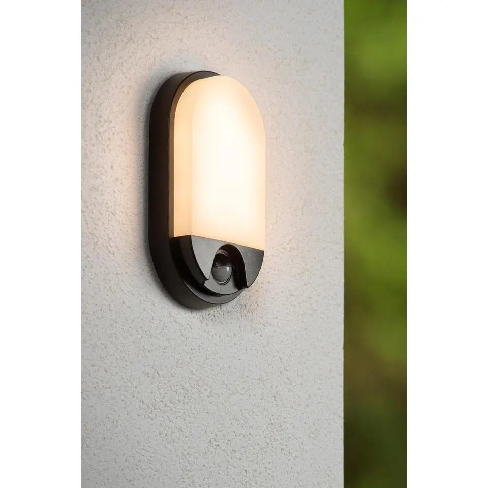 Lucide HUPS IR Wandlamp - Zwart
