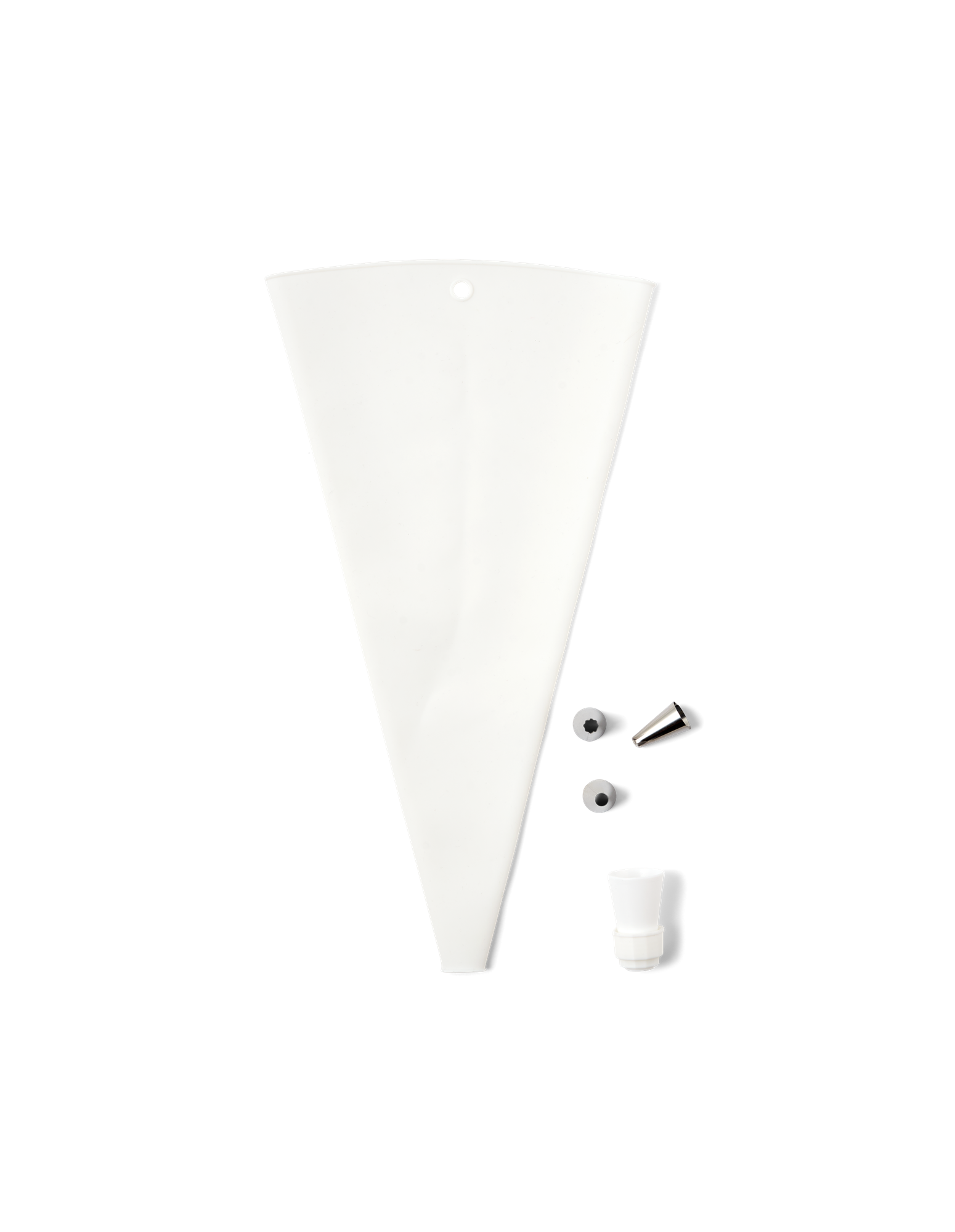 Sprøjtepose | Silikone. 3 tyller. | Off White