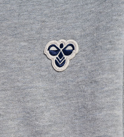 Hummel H?ttetr?je - hmlJr  Loose Hoodie - Grey Melange