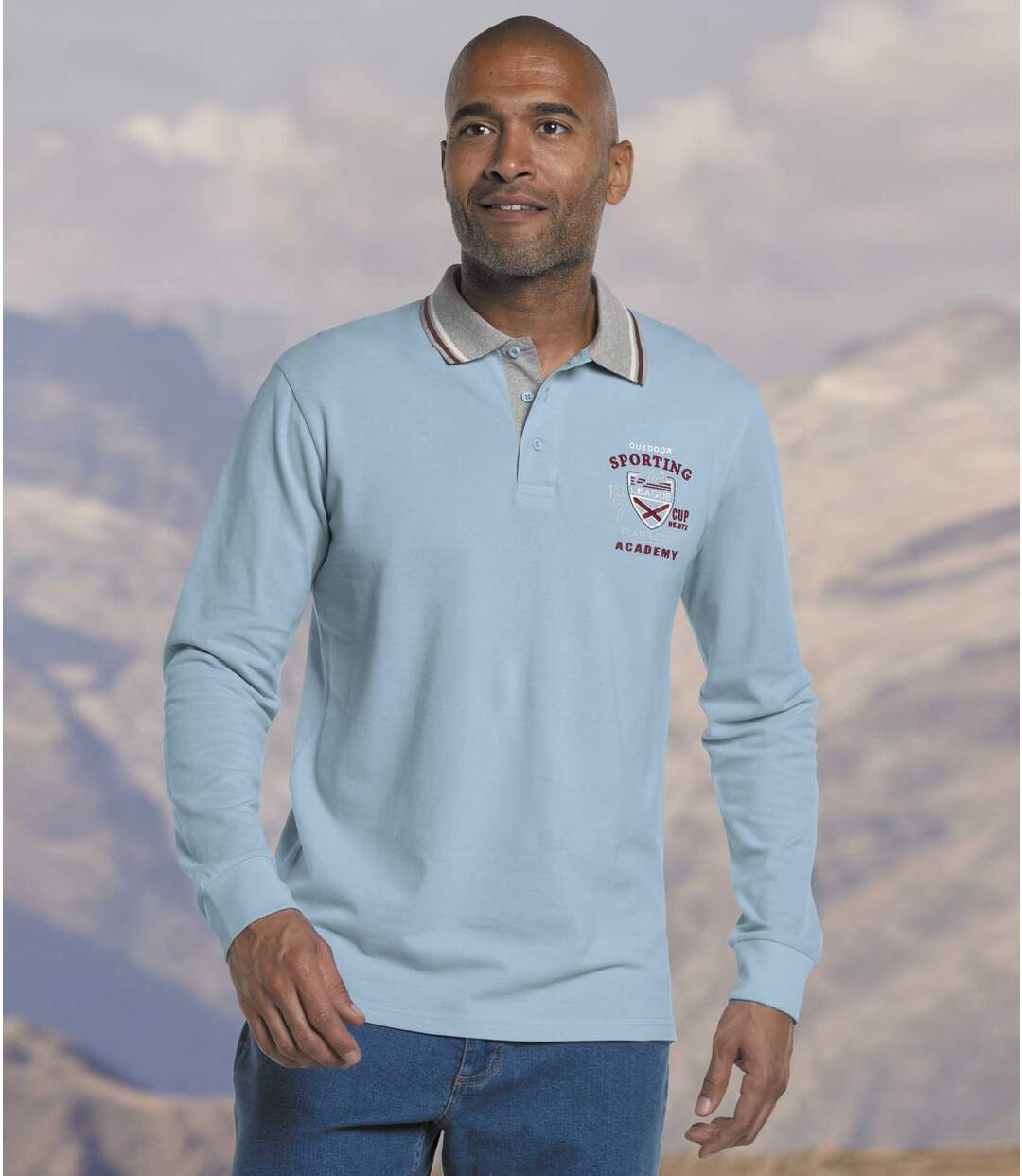 Lot de 2 Polos Piqués Outdoor Sporting