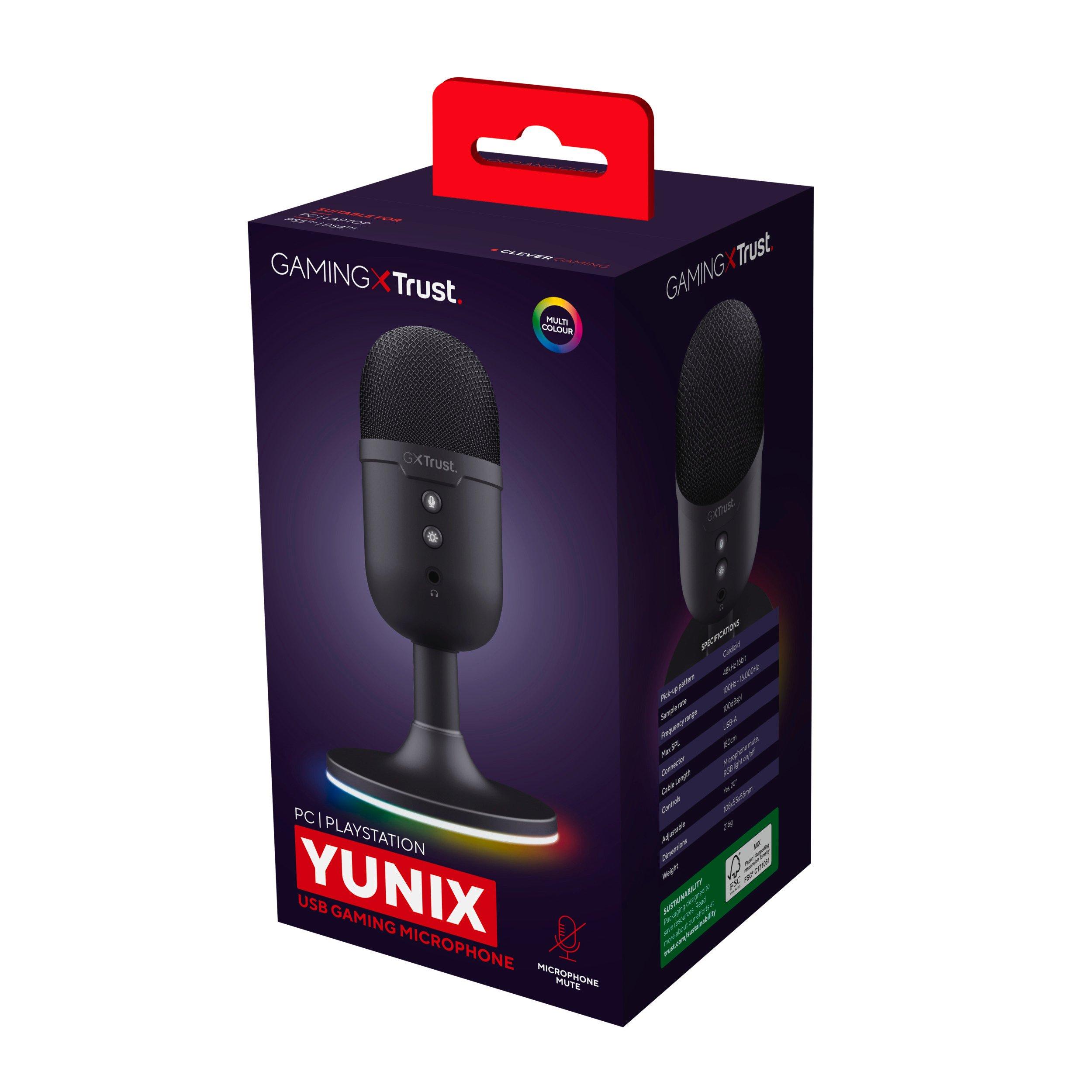 Trust GAME GXT234 Yunix Microphone Black