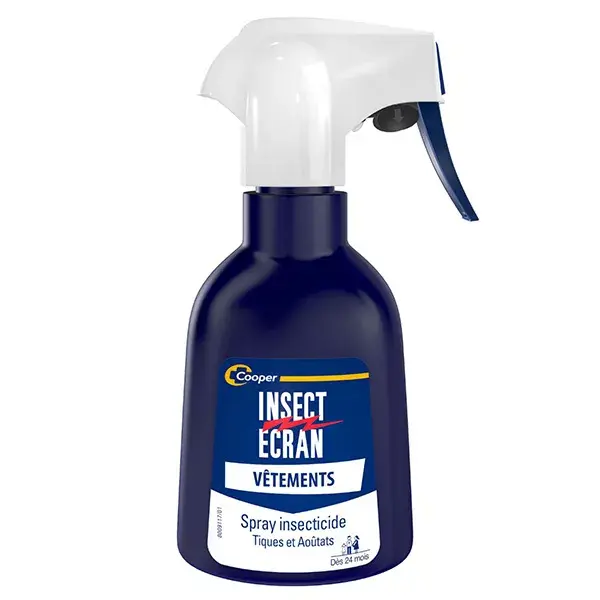Spray inseticida para roupas com tela mosquiteira contra carrapatos e ácaros 200ml