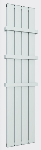 Eastbrook Vesima handdoekhouder voor radiator 60cm wit mat