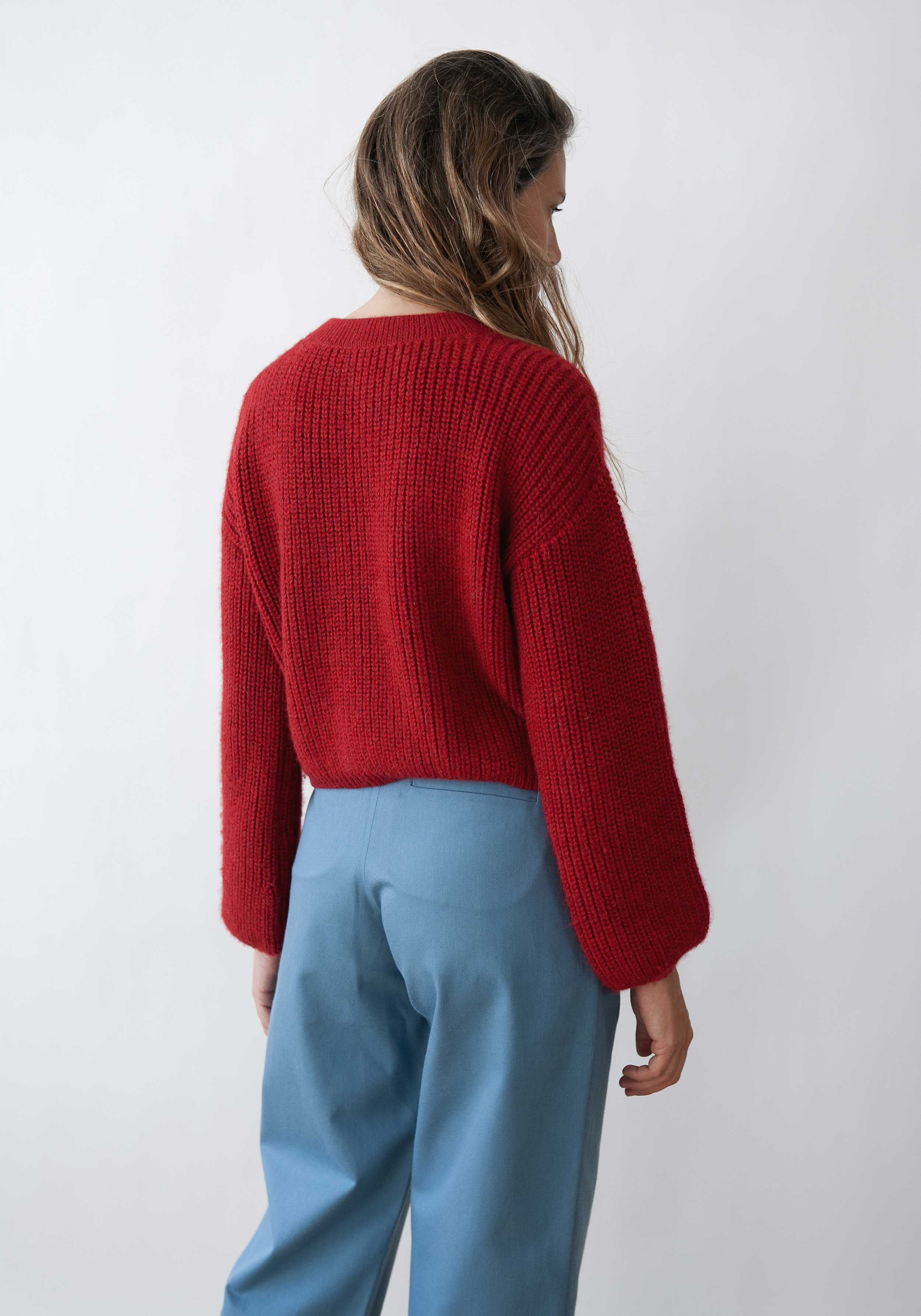 Jungle Folk Cardigan Tosca Pomegranate