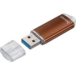 Clé USB 3.0 FlashPen 'Laeta', 128 GB, brun
