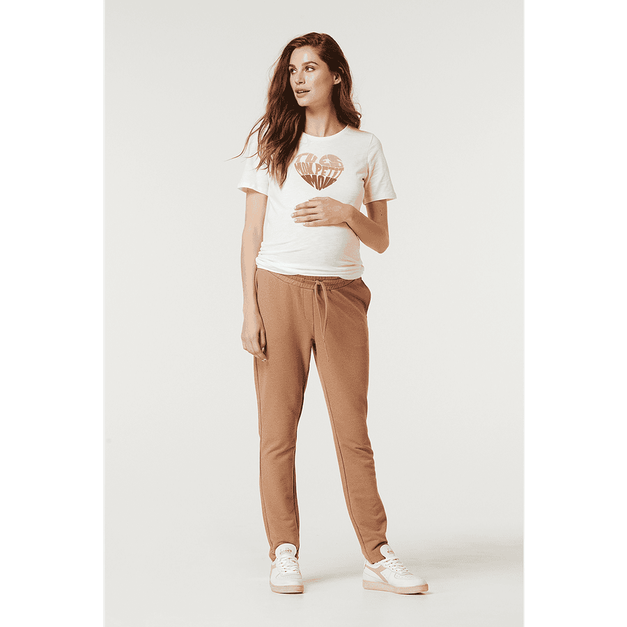 SUPERMOM Casual Hose Melange Tigers Eye