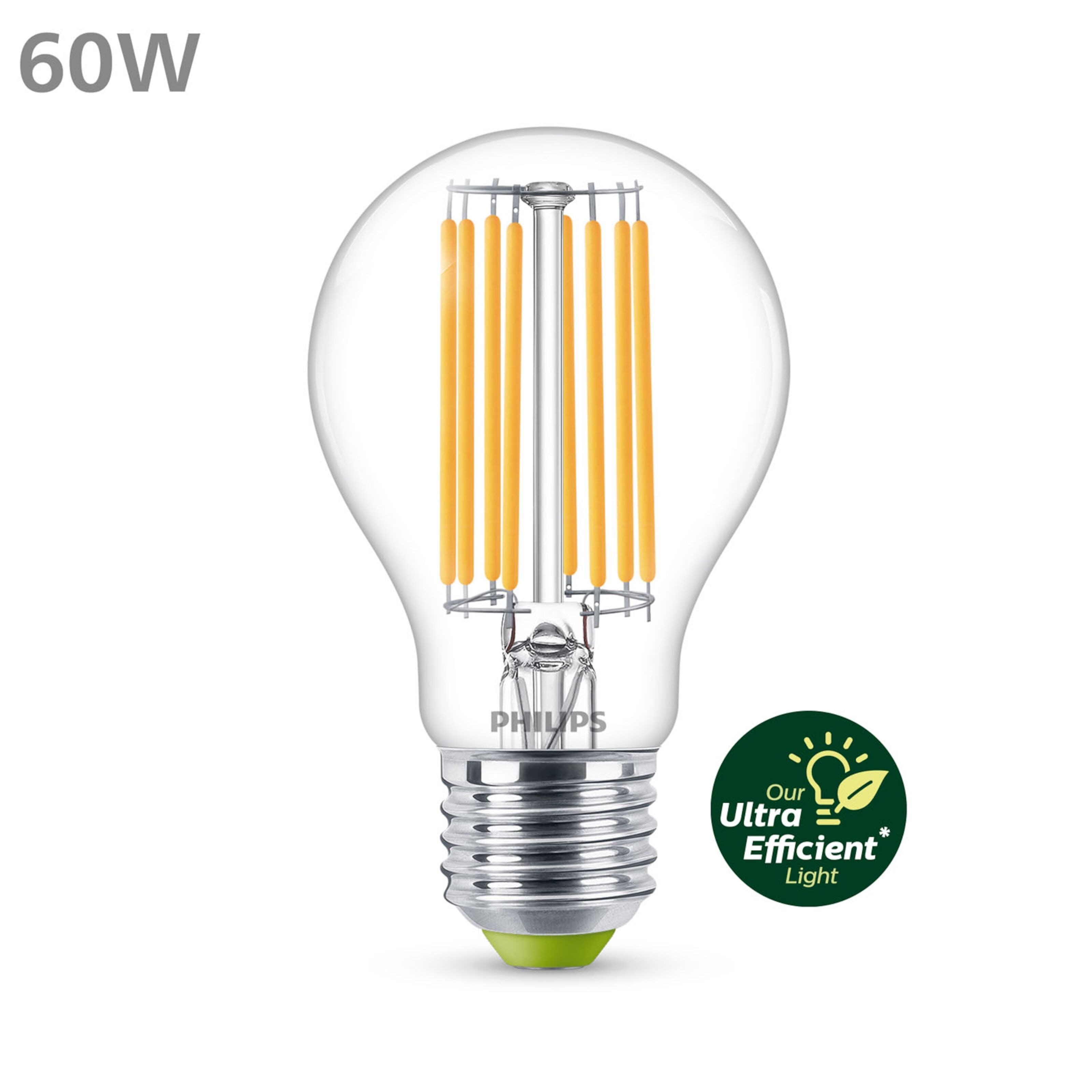Philips Ultra Efficient E27 LED-pære 840 lm