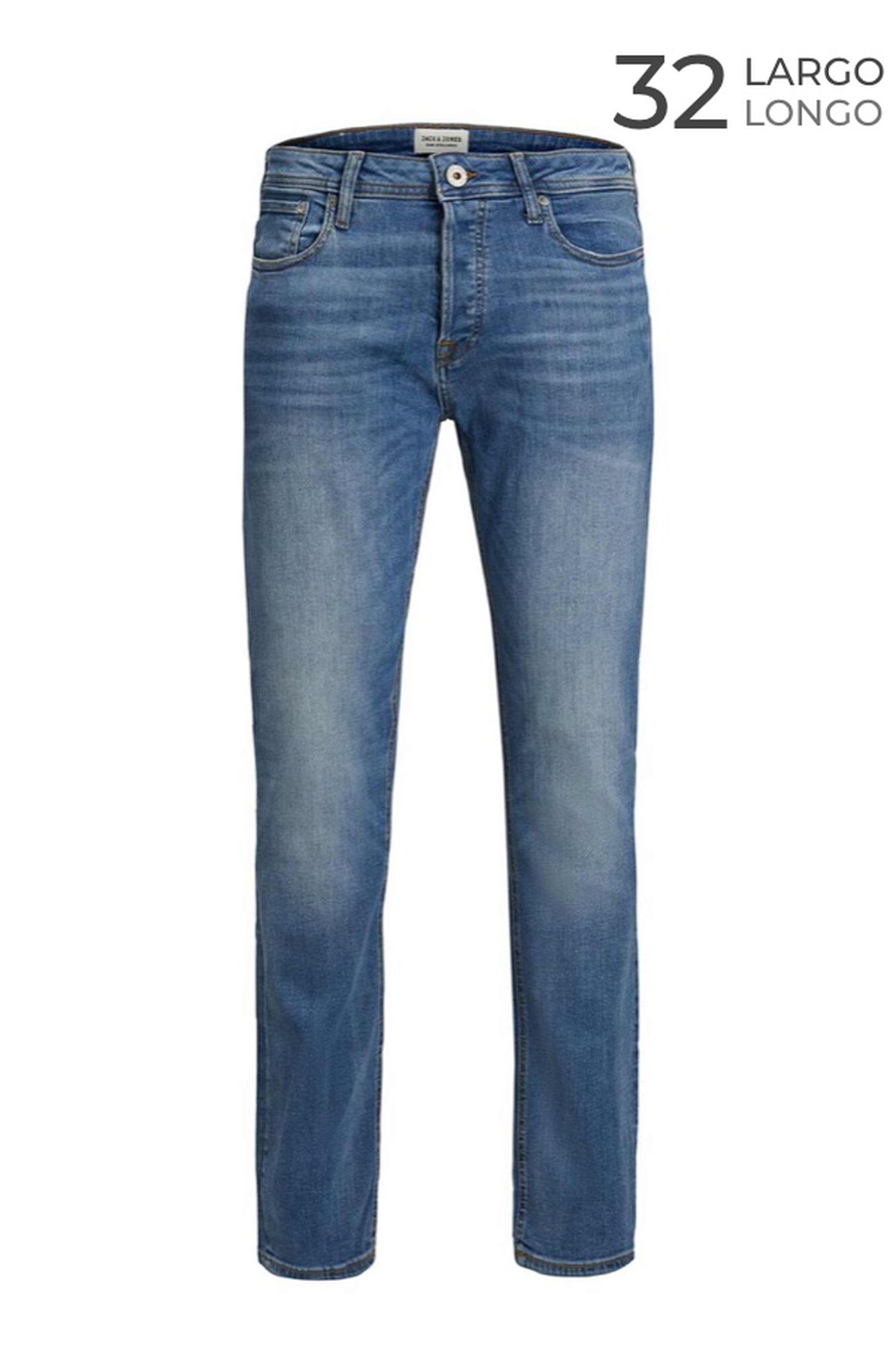 calça jeans de corte justo