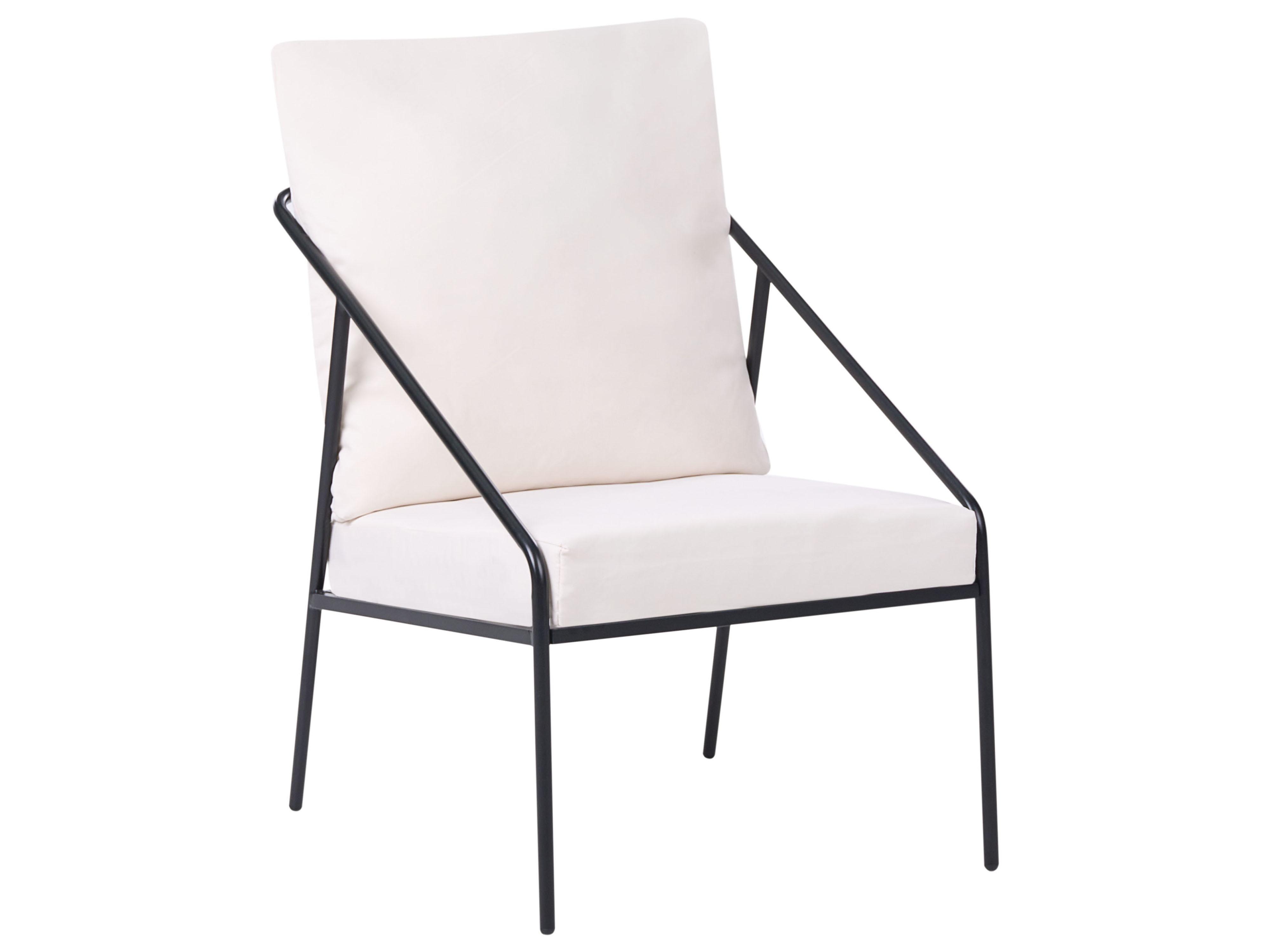 Loungeset met tafel 4-zits USTICA Metaal Zwart