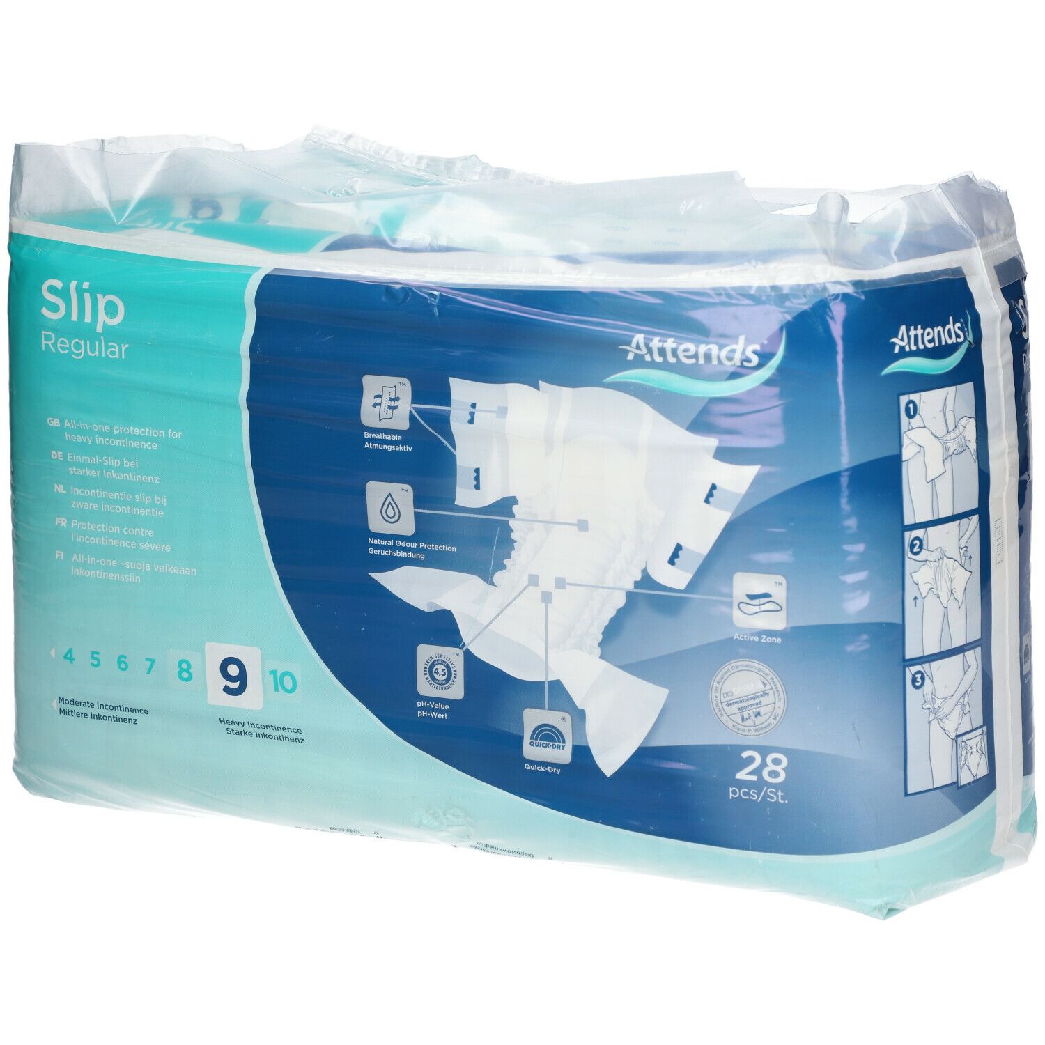 Attends® Slip Regular 9 M