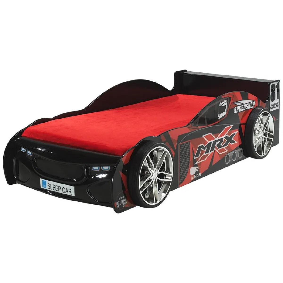 Vipack Lit Voiture MRX - Rouge