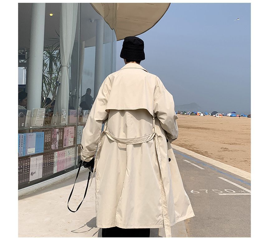 Andrei - Trenchcoat met dubbele rij knopen