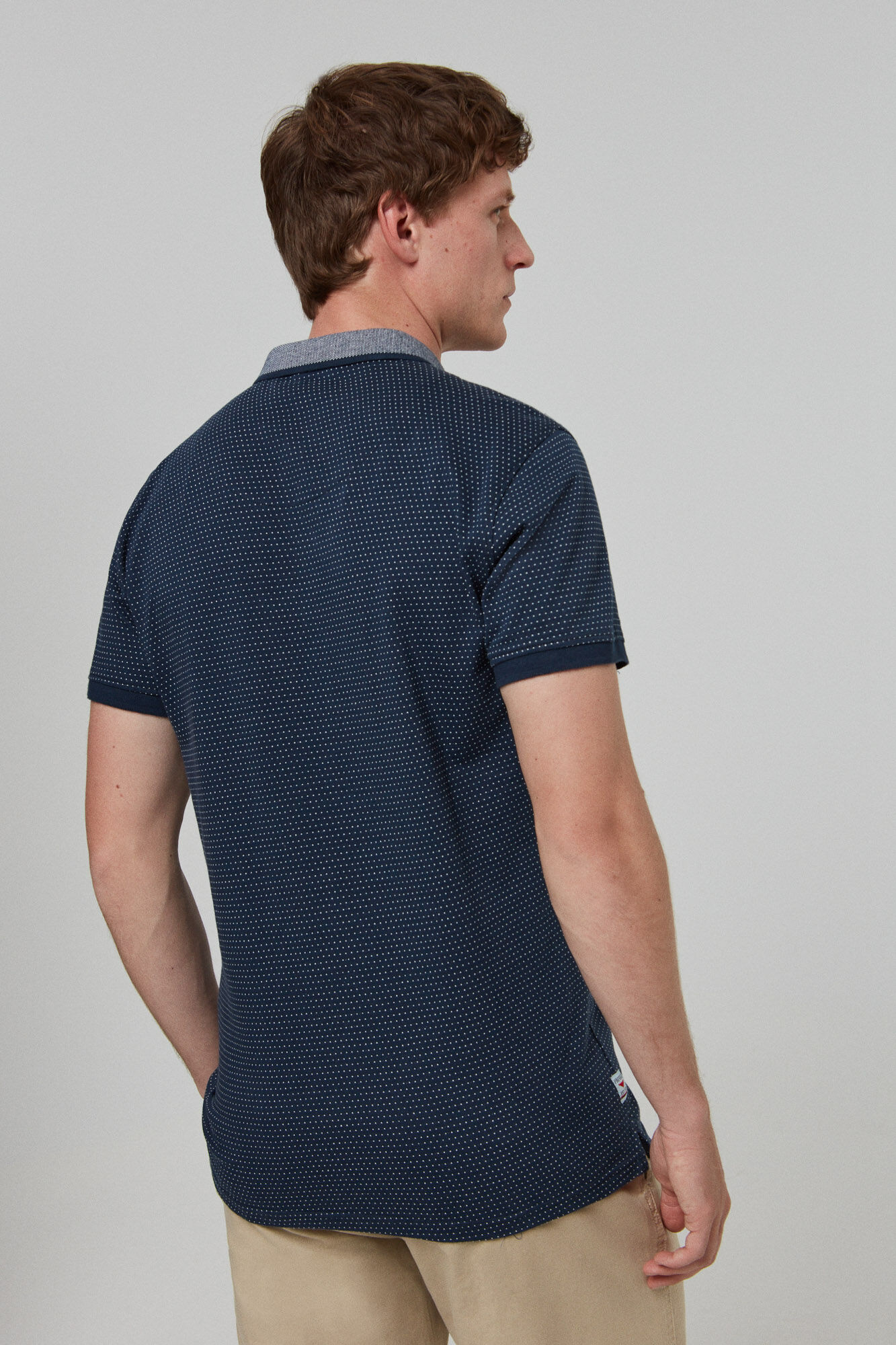 Polo mc original design privado - Azul