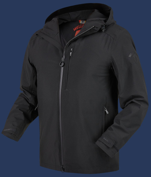Clearwater Men Short MiStretchAirTec, Schwarz
