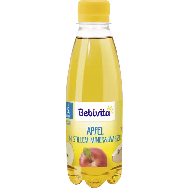 Apfelsaft in stillem Mineralwasser