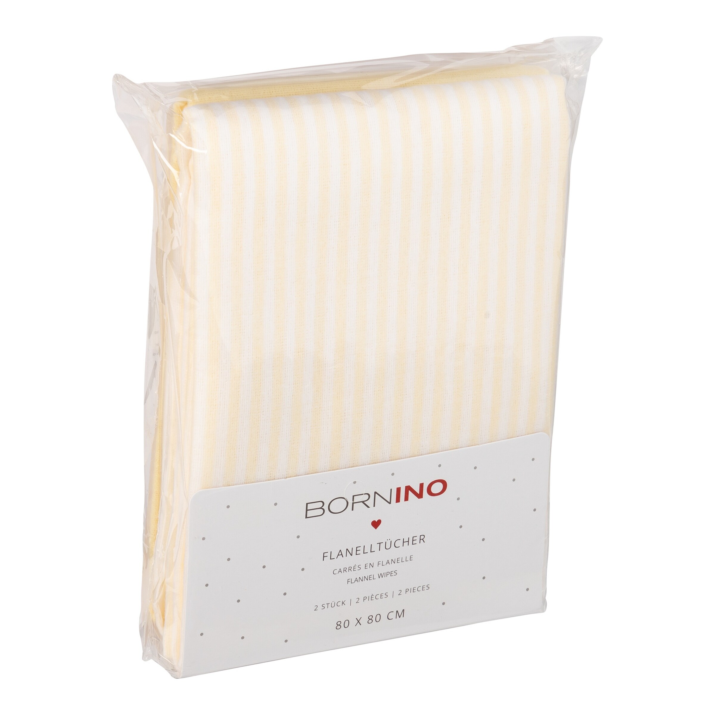 Bornino - Lieblinge 2er-Pack Flanelltücher 80x80 cm