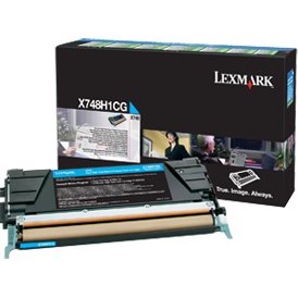 Lexmark X748H1CG Cartouche de toner 1 pièce(s) Original Cyan
