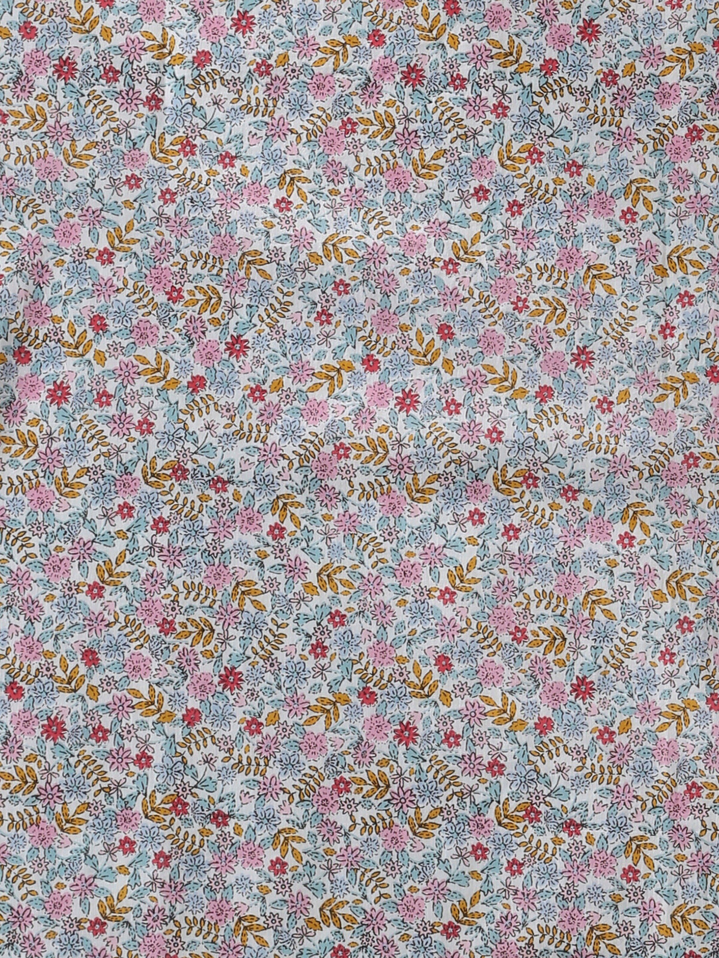 Vertbaudet Mädchen Halstuch mit Blumenprint wollweiß