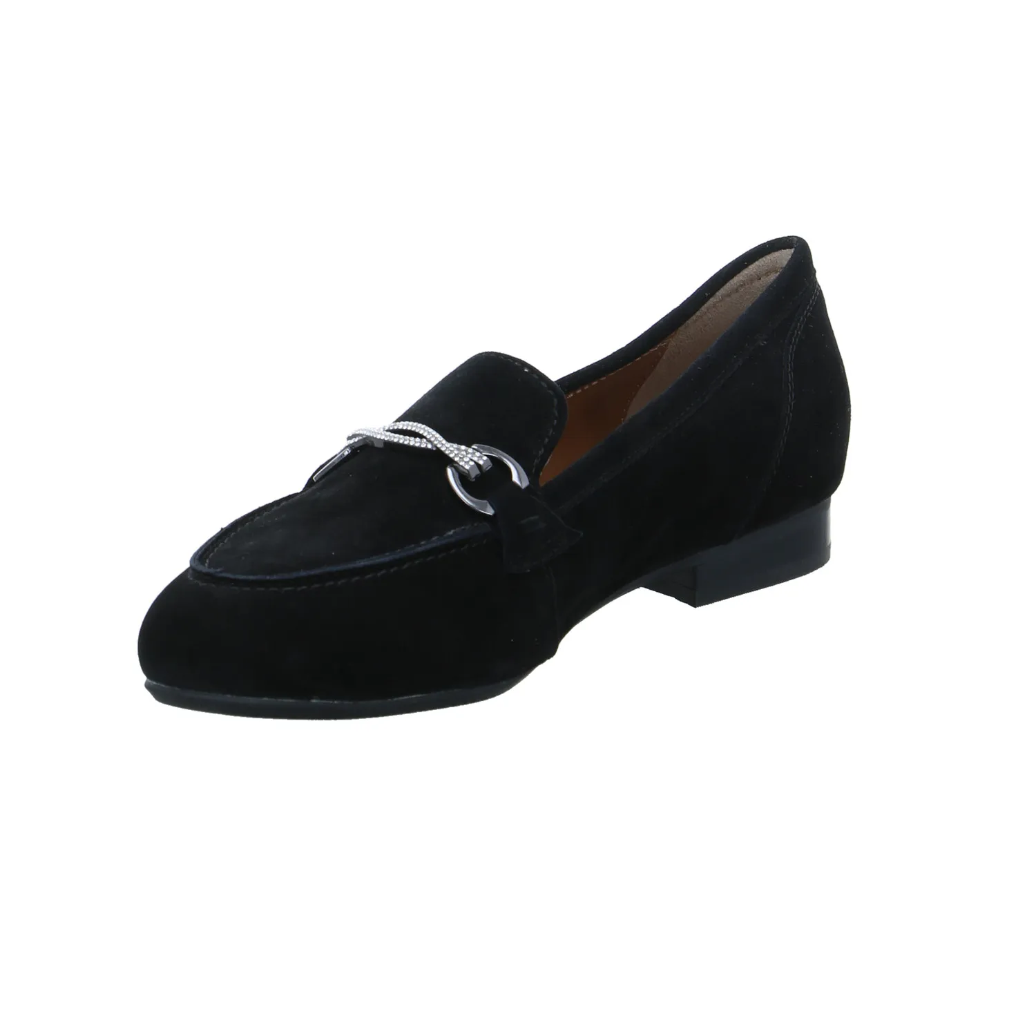 EVERYBODY Slipper Schwarz Leder