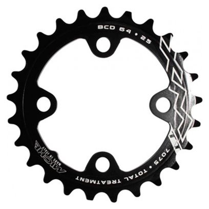 PLATEAU VTT 4BRA D.64 MICHE 25DTS INTERIEUR TRIPLE-DOUBLE NOIR