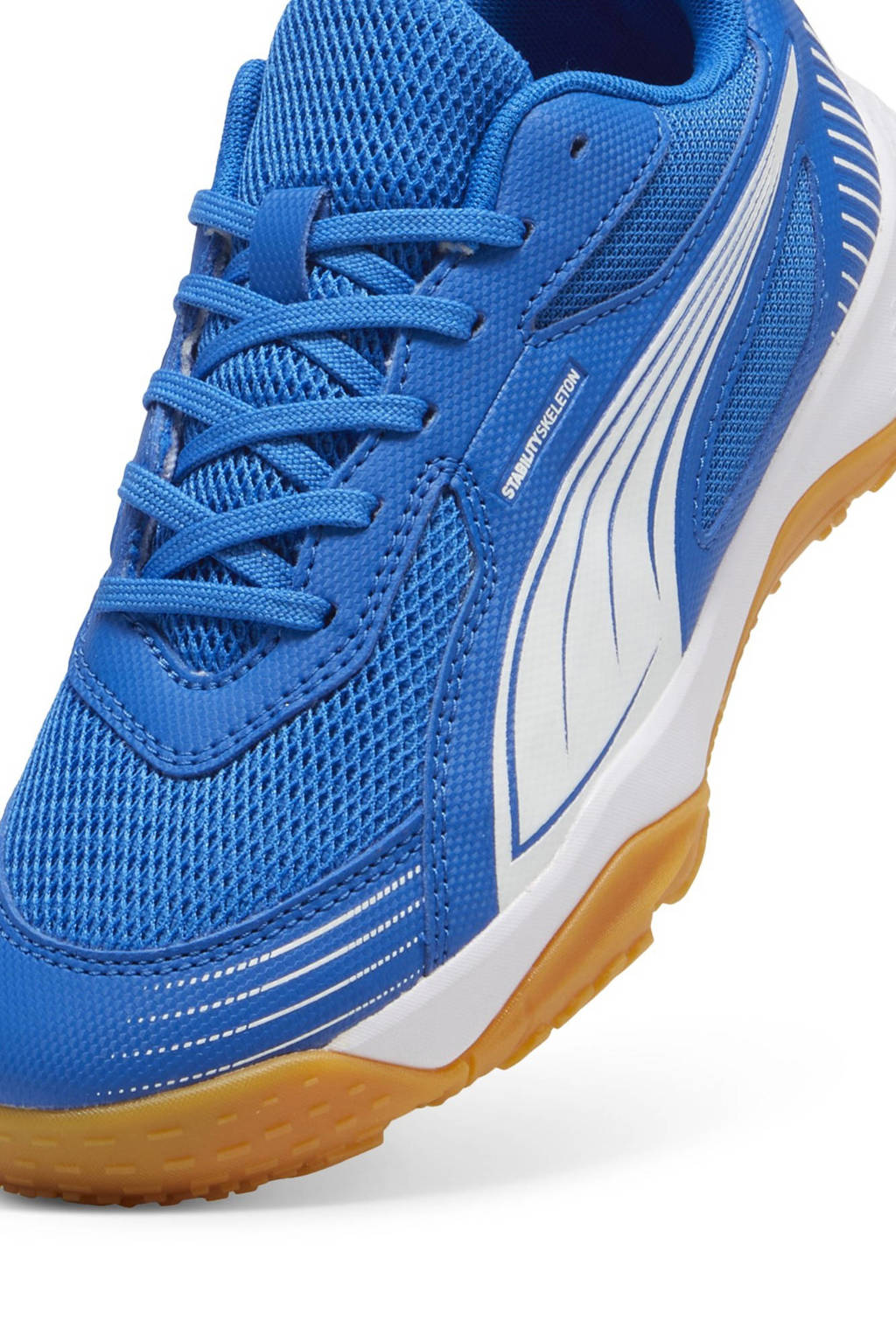 Solarflash IIIjunior zaalvoetbalschoenen kobaltblauw/wit