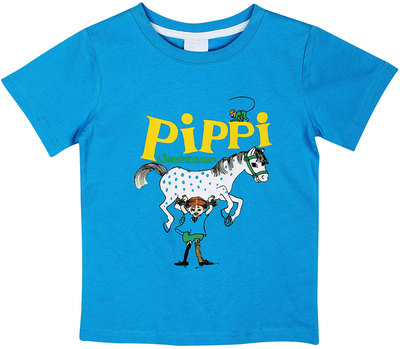 Pippi Langstrømpe T-skjorte, Blå