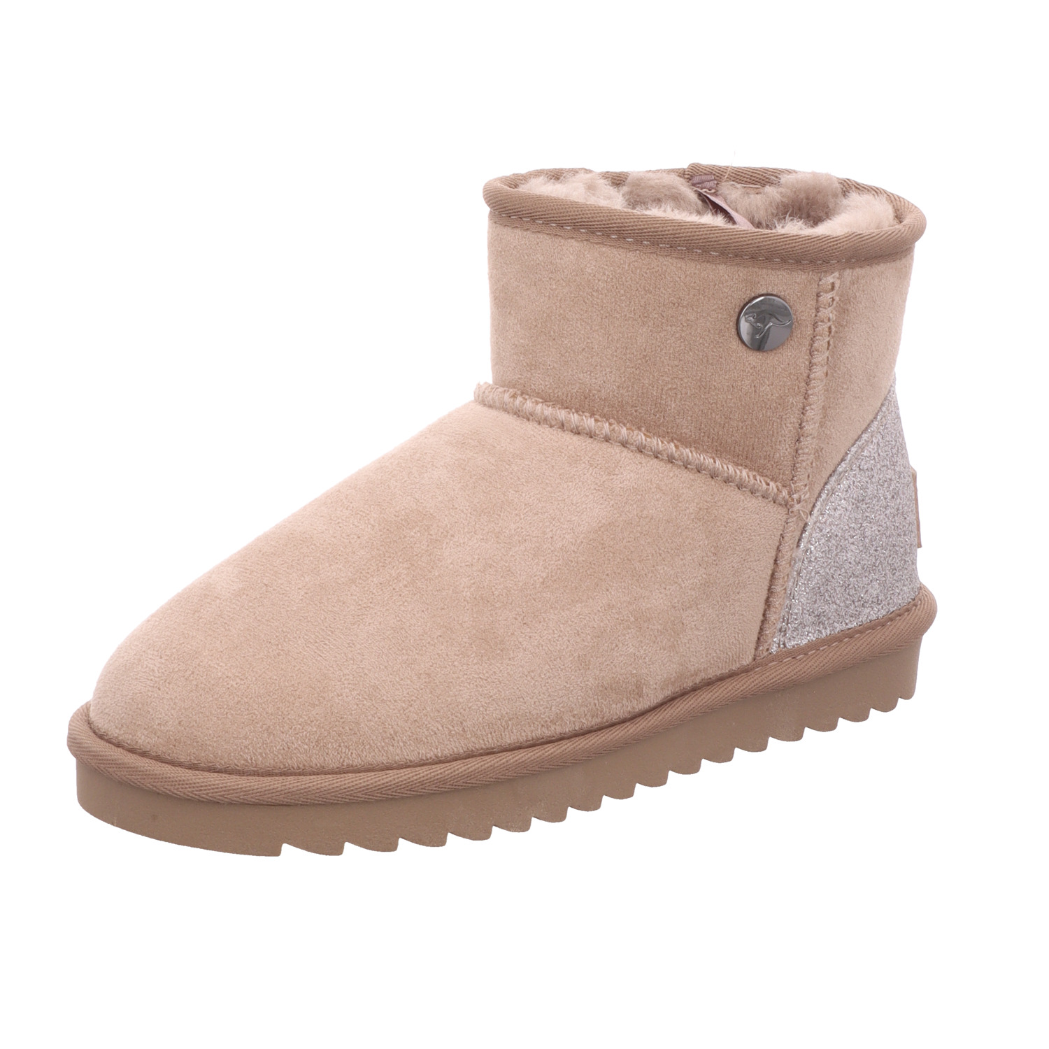 KangaROOS Kinder-Mädchen-Stiefelette Beige