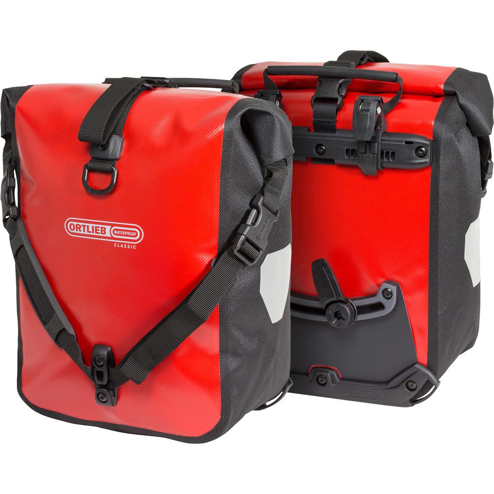 Ortlieb Sport-Roller 25l 2 Stück Fahrradtaschen red black