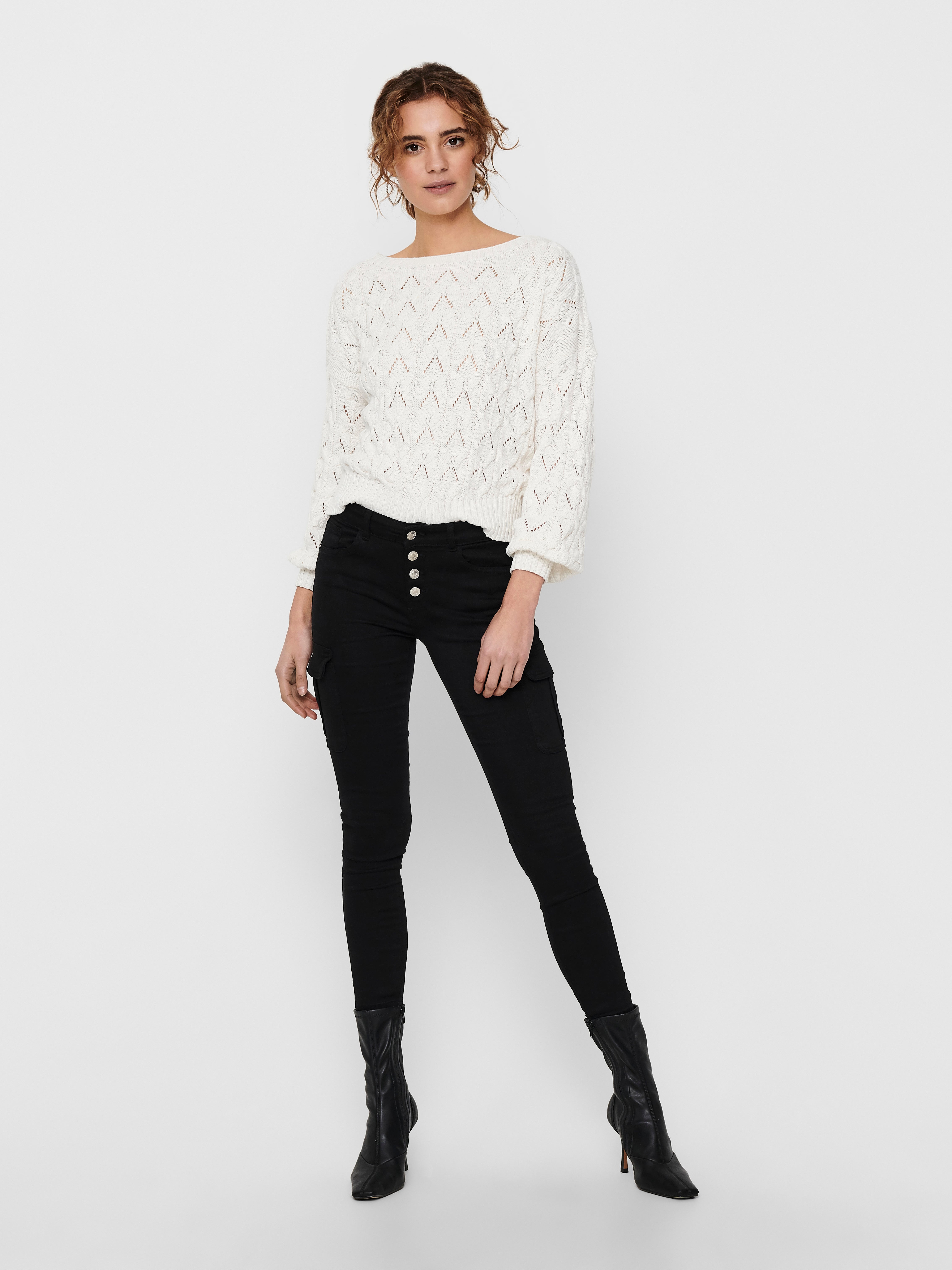 ONLBRYNN Strickpullover Cloud Dancer