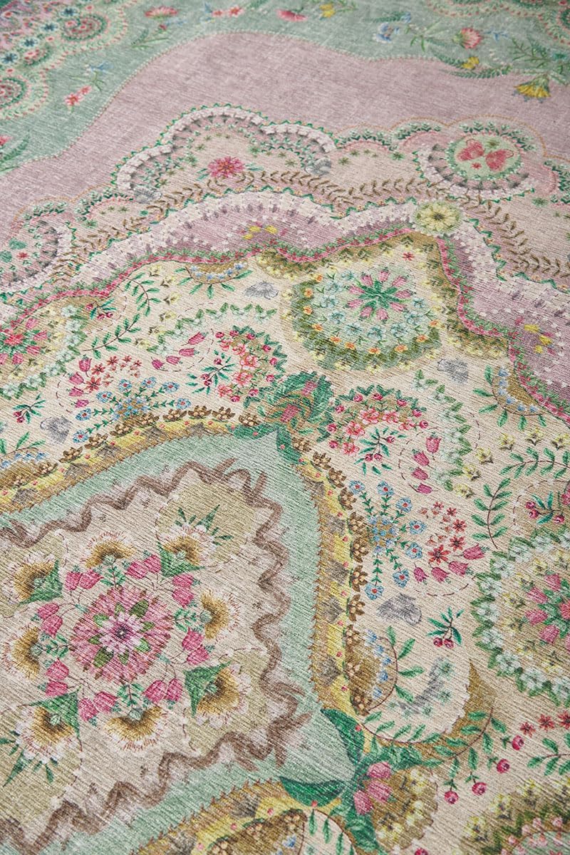 Pip Studio Teppich Majorelle by Pip - Lila/Grün 120 x 185 cm