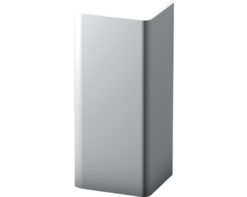 Hoekbeschermingsbeugel aluminium zilver ongeperforeerd 20 x 20 x 1500 mm