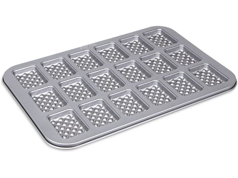 Städter Backform Mini Waffelblech 38 x 26 cm Form zum Backen von selbstgemachten Mini Waffeln