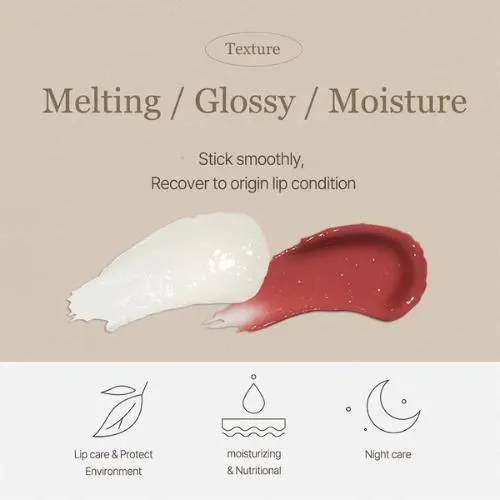 Vegan Melting Lip Balm 01. Clear