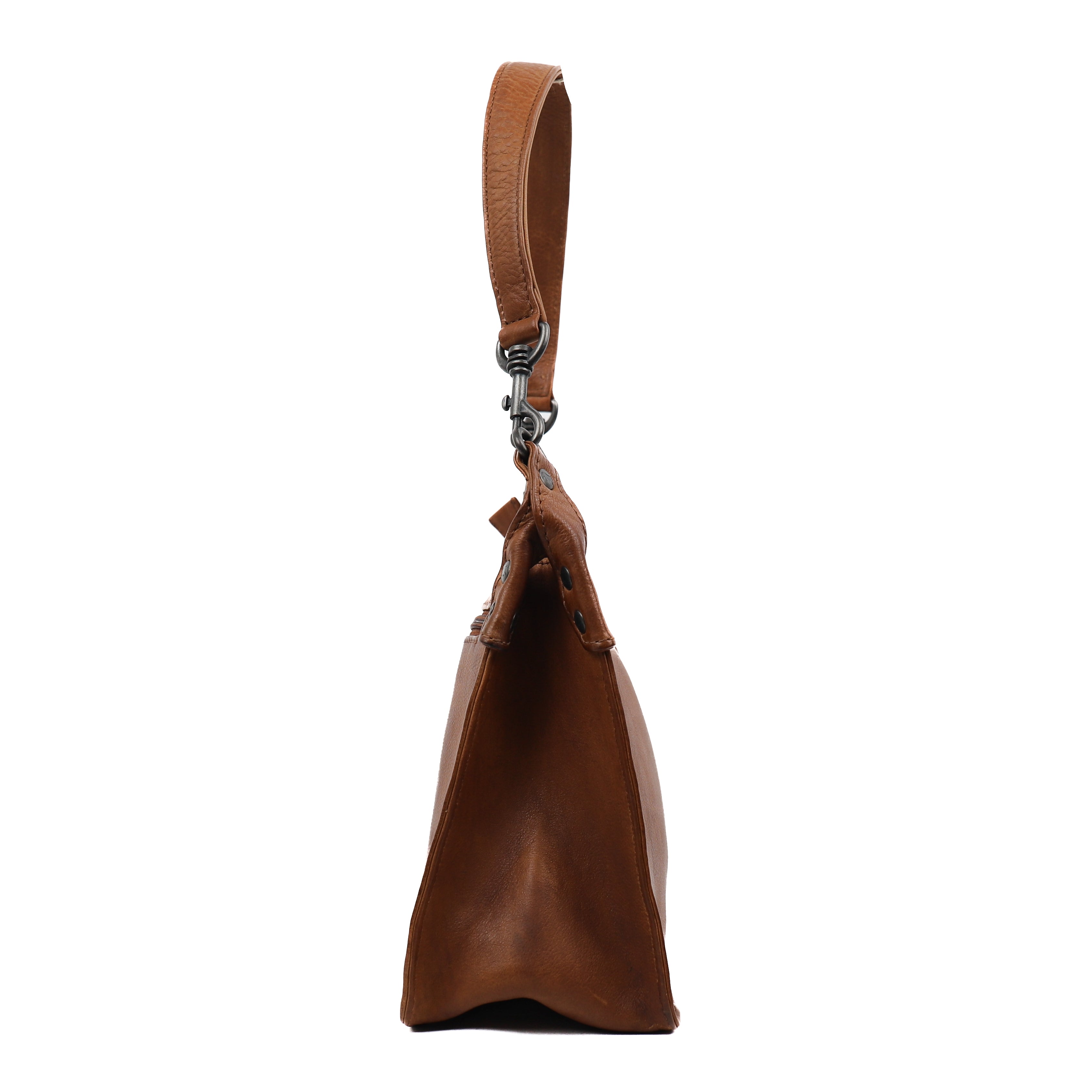 Hand-/schoudertasje 'Clemens Mini' cognac Cognac