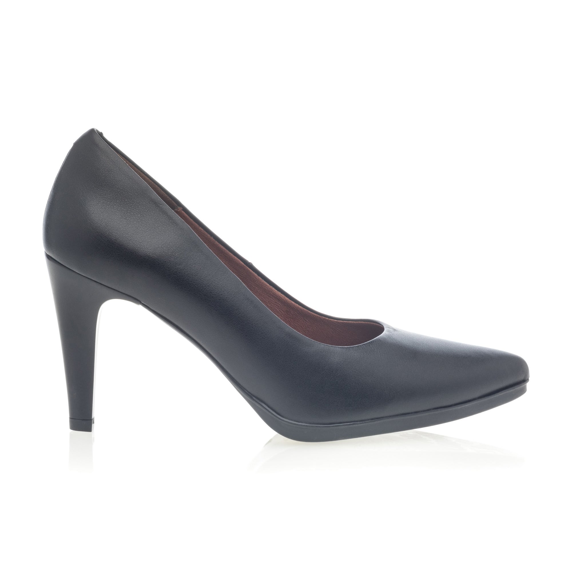 Escarpins à talon Femme en cuir noir