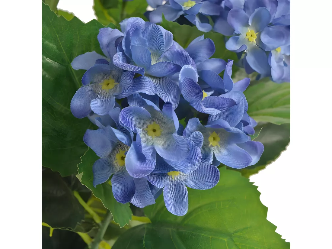 Plante hortensia artificielle avec bleue 8.5 x 12.5 x 60 cm DEC021920