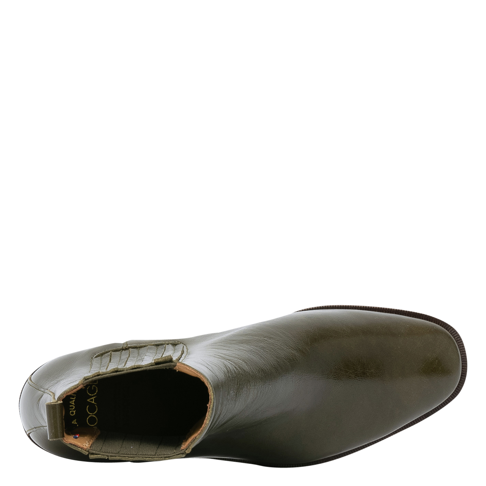 STACY - Boots en cuir | Vert