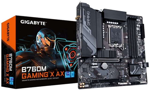 Gigabyte B760M GAMING X AX bundkort